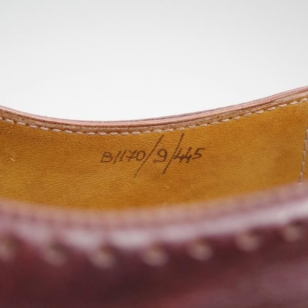 極上★ベルルッティ SIZE 9【★バーガンディー系カラー/ホールカット】Berluti★b574