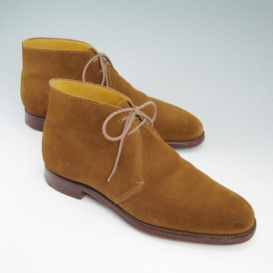 美品★クロケット&ジョーンズ 6.5E【★名作!!チャートシー/CHERTSEY】スエード/224ラスト/チャッカブーツ/Crockett&Jones★b578