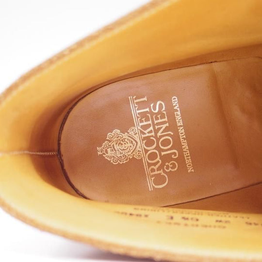 美品★クロケット&ジョーンズ 6.5E【★名作!!チャートシー/CHERTSEY】スエード/224ラスト/チャッカブーツ/Crockett&Jones★b578