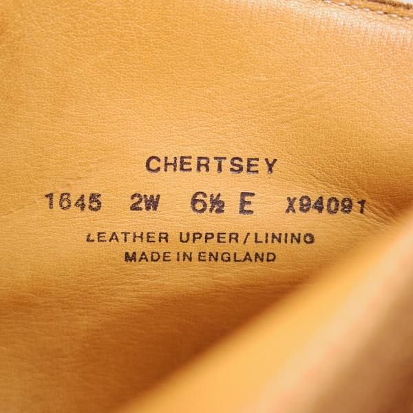 美品★クロケット&ジョーンズ 6.5E【★名作!!チャートシー/CHERTSEY】スエード/224ラスト/チャッカブーツ/Crockett&Jones★b578