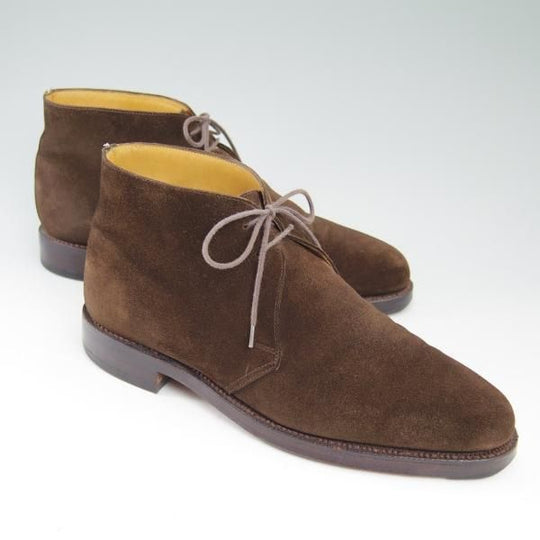 極上★クロケット&ジョーンズ 7.5E【★ロイドフットウェア別注/Lloyd Footwear】Jシリーズ/スエード/チャッカブーツ/Crockett&Jones★b579