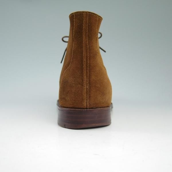 極上★クロケット&ジョーンズ 7.5E【★(英)ニュー&リングウッド別注/New&Lingwood】スエード/チャッカブーツ/Crockett&Jones★b580