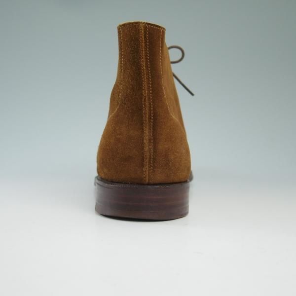 極上★クロケット&ジョーンズ 7.5E【★(英)ニュー&リングウッド別注/New&Lingwood】スエード/チャッカブーツ/Crockett&Jones★b580
