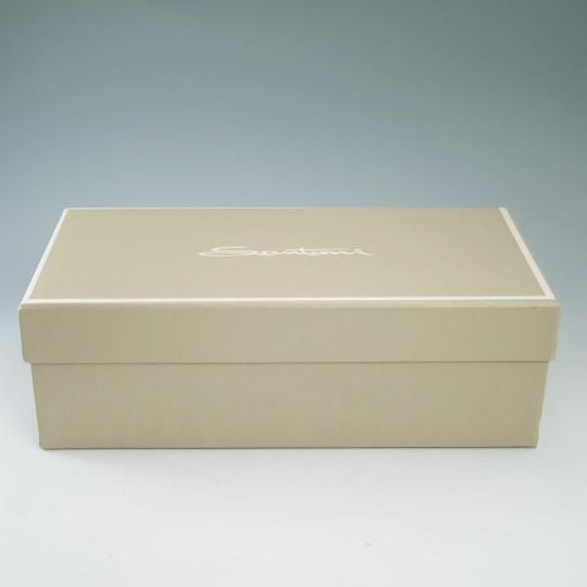 極美品★サントーニ SIZE 6.5【★ビームス/BEAMS別注】リボン ローファー/スエード/Santoni★b584