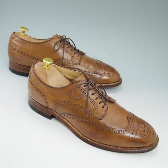 極上★オールデン 9E【★モディファイドラスト/(米)MOULDED SHOE別注/クロムエクセルレザー】54222/フルブローグ/Alden★b587