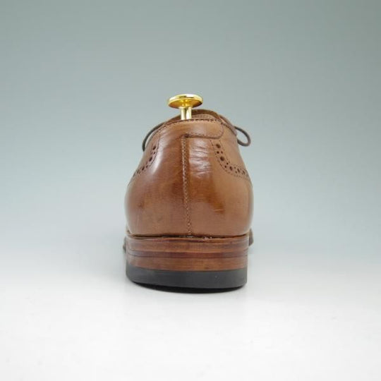 極上★オールデン 9E【★モディファイドラスト/(米)MOULDED SHOE別注/クロムエクセルレザー】54222/フルブローグ/Alden★b587