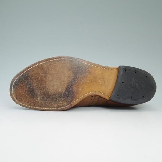 極上★オールデン 9E【★モディファイドラスト/(米)MOULDED SHOE別注/クロムエクセルレザー】54222/フルブローグ/Alden★b587