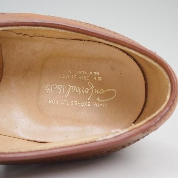 極上★オールデン 9E【★モディファイドラスト/(米)MOULDED SHOE別注/クロムエクセルレザー】54222/フルブローグ/Alden★b587