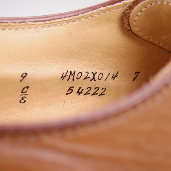 極上★オールデン 9E【★モディファイドラスト/(米)MOULDED SHOE別注/クロムエクセルレザー】54222/フルブローグ/Alden★b587