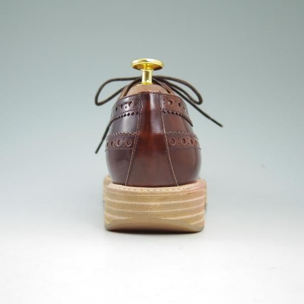 美品★チャーチ(レディース) SIZE 37.5【★オパール/OPAL】ポリッシュドバインダーカーフ/TABAC/ロングウイング/Church's★b591
