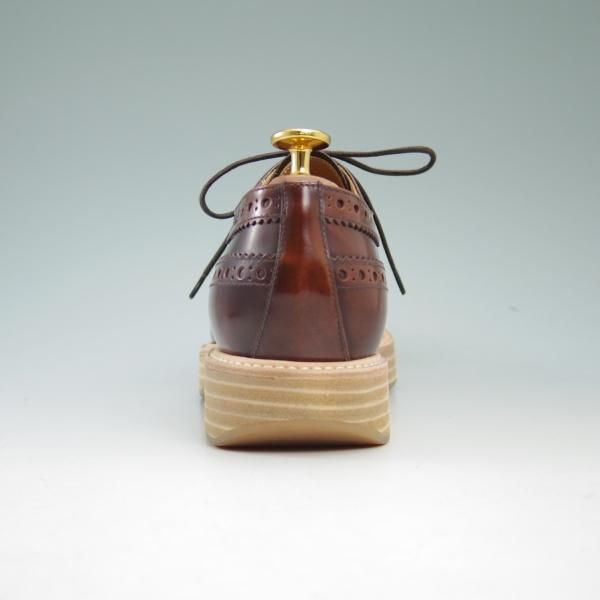 美品★チャーチ(レディース) SIZE 37.5【★オパール/OPAL】ポリッシュドバインダーカーフ/TABAC/ロングウイング/Church's★b591