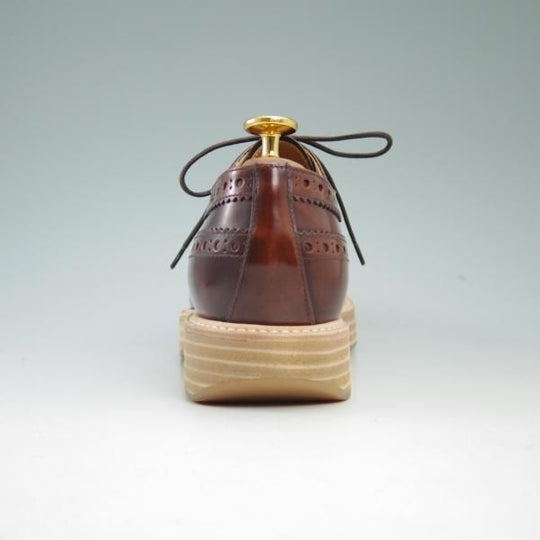 美品★チャーチ(レディース) SIZE 37.5【★オパール/OPAL】ポリッシュドバインダーカーフ/TABAC/ロングウイング/Church's★b591