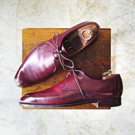 美品★クロケット&ジョーンズ 7.5Ｅ【★ハンドグレードライン/Paul Smith別注】ポールスミス/プレーントゥ/Vフロント/Crockett&Jones★b594