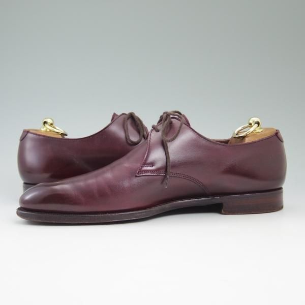 美品★クロケット&ジョーンズ 7.5Ｅ【★ハンドグレードライン/Paul Smith別注】ポールスミス/プレーントゥ/Vフロント/Crockett&Jones★b594