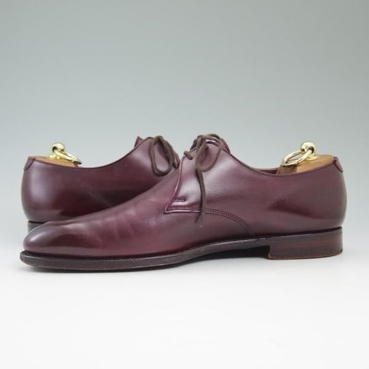 美品★クロケット&ジョーンズ 7.5Ｅ【★ハンドグレードライン/Paul Smith別注】ポールスミス/プレーントゥ/Vフロント/Crockett&Jones★b594