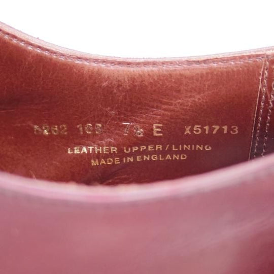 美品★クロケット&ジョーンズ 7.5Ｅ【★ハンドグレードライン/Paul Smith別注】ポールスミス/プレーントゥ/Vフロント/Crockett&Jones★b594
