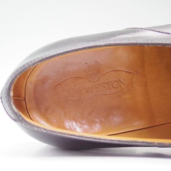 美品☆JM.ウェストン 5.5E【☆希少!!/プレーントゥ/659/旧ロゴ仕様/12