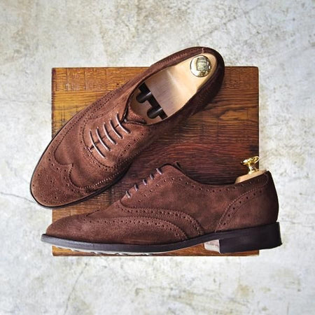 極上★(英)バーカー 8E【★ダイナイトソール仕様/ロイドフットウェア別注】Vシリーズ/Lloyd Footwear/フルブローグ/BARKER★b601