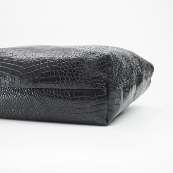 ✨極美品✨フェリージ ビジネスバッグ クロコ型押し ビームス別注 大容量 黒 ✨超希少/極美品✨フェリージ ビジネスバッグ クロコ型押し