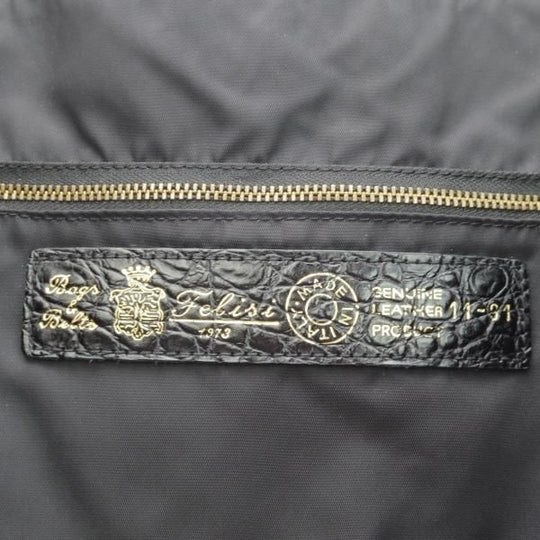 極上★フェリージ/Felisi【定価7.5万円★トートバッグ/11-91】レザー クロコ型押し トート バッグ/メンズ&レディース/ビジネス★N4929