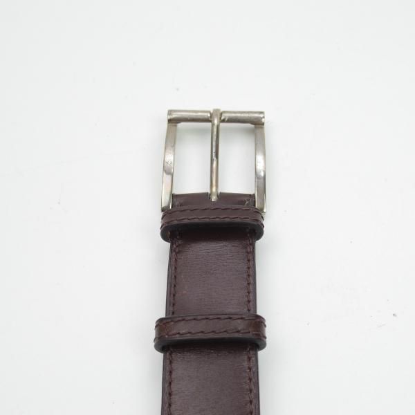 ★(仏製)JM.ウェストン/ベルト【定価6〜7万円程度★G-75】メンズMサイズ程度/レザー/革/ブラウン/Weston/ウエストン★b605