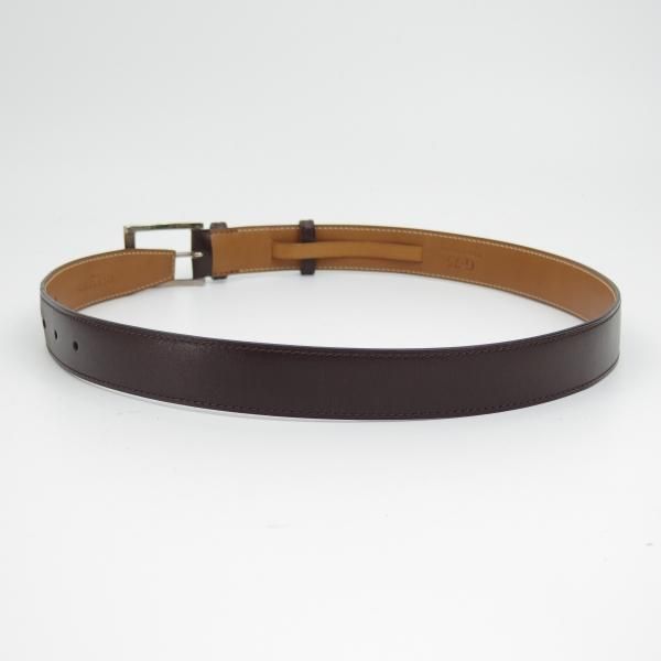 ★(仏製)JM.ウェストン/ベルト【定価6〜7万円程度★G-75】メンズMサイズ程度/レザー/革/ブラウン/Weston/ウエストン★b605