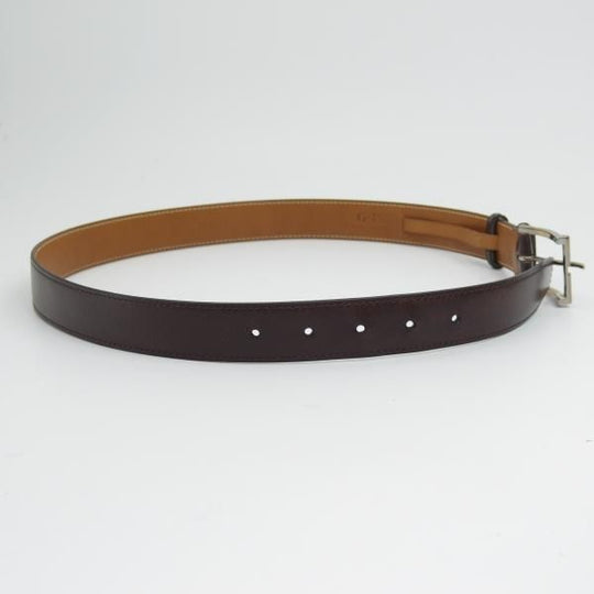 ★(仏製)JM.ウェストン/ベルト【定価6〜7万円程度★G-75】メンズMサイズ程度/レザー/革/ブラウン/Weston/ウエストン★b605