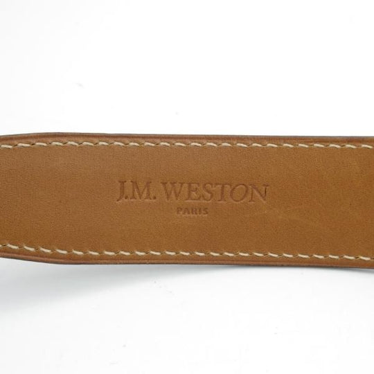 ★(仏製)JM.ウェストン/ベルト【定価6〜7万円程度★G-75】メンズMサイズ程度/レザー/革/ブラウン/Weston/ウエストン★b605