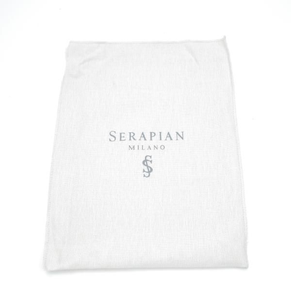 極美品★(伊)SERAPIAN/セラピアン【★長財布/L字 ファスナー】ブラウン/メッシュ/レザー/本革/ウォレット/メンズ レディース兼★b606