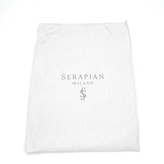 極美品★(伊)SERAPIAN/セラピアン【★長財布/L字 ファスナー】ブラウン/メッシュ/レザー/本革/ウォレット/メンズ レディース兼★b606