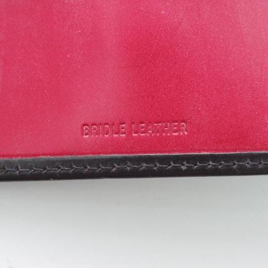 ほぼ新品★ホワイトハウスコックス【★キーケース/黒×赤/ブライドルレザー仕様】レザー/メンズ/Whitehouse Cox★b607