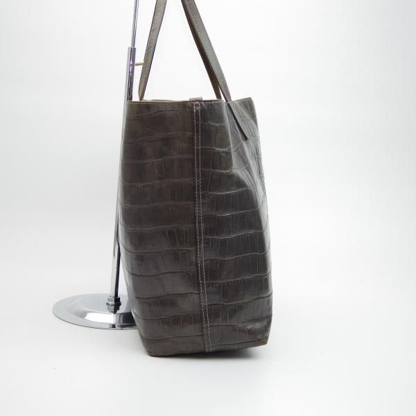 極上★フェリージ/Felisi【定価7.5万円★トートバッグ/11-91】レザー クロコ型押し トート バッグ/メンズ&レディース/ビジネス★N4943