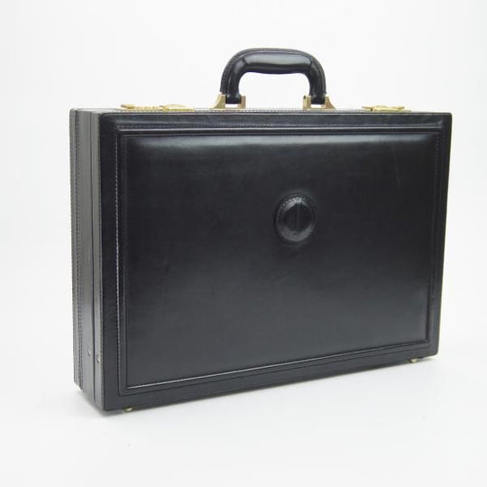 極上★ダンヒル/dunhill【★英国製/MAE IN ENGLAND】アタッシュケース/レザー 黒/メンズ ビジネス バッグ★N4944