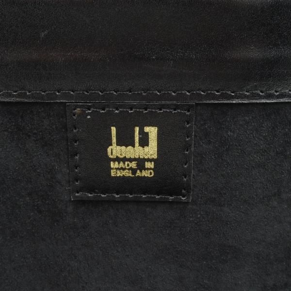 極上★ダンヒル/dunhill【★英国製/MAE IN ENGLAND】アタッシュケース/レザー 黒/メンズ ビジネス バッグ★N4944