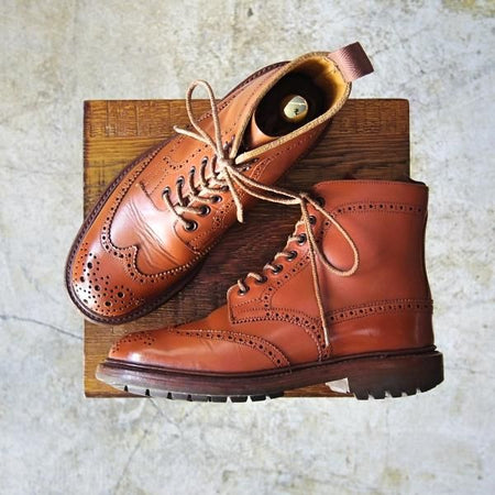 極上★トリッカーズ(レディース) SIZE 5.5【★カントリーブーツ/L2508/マロンアンティーク】コマンドソール/ブーツ/Tricker's★b616