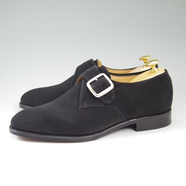 新品★(英)アルフレッド・サージェント 6.5F【★モンクストラップ】20368/87ラスト/チャネル仕上げ/スエード/Alfred Sargent★b619