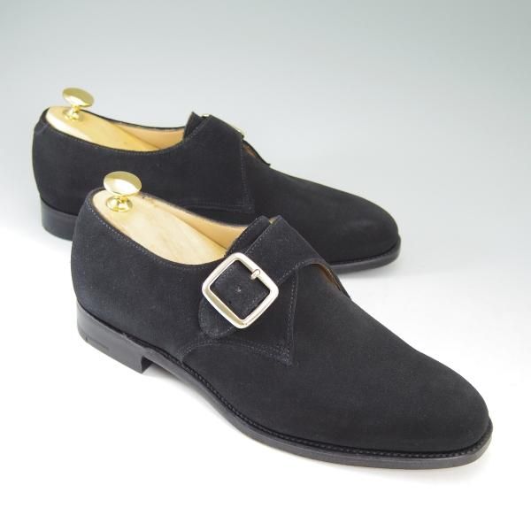 新品★(英)アルフレッド・サージェント 6.5F【★モンクストラップ】20368/87ラスト/チャネル仕上げ/スエード/Alfred Sargent★b619