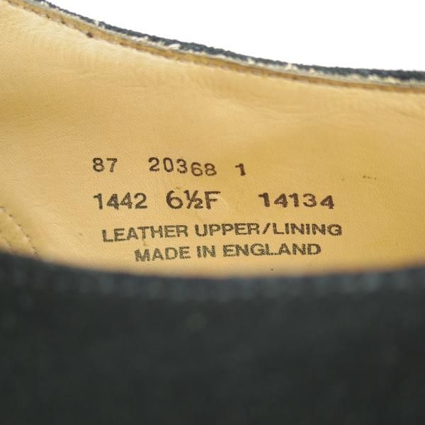 新品☆(英)アルフレッド・サージェント 6.5F【☆モンクストラップ