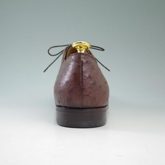 新品★(伊)ボノーラ SIZE 8【★時価40万円程度/オーストリッチ仕様】プレーントゥ/BONORA★b620