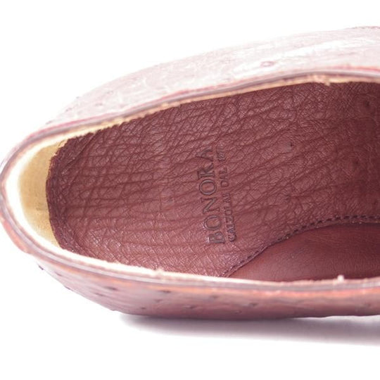 新品★(伊)ボノーラ SIZE 8【★時価40万円程度/オーストリッチ仕様】プレーントゥ/BONORA★b620