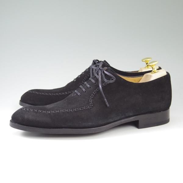 新品★(伊)ゼノビ SIZE 40【★ホールカット/マッケイ製法】チャネル仕上げ/スエード/ZENOBI★b621