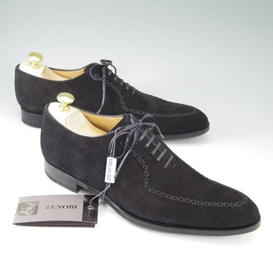 新品★(伊)ゼノビ SIZE 40【★ホールカット/マッケイ製法】チャネル仕上げ/スエード/ZENOBI★b621