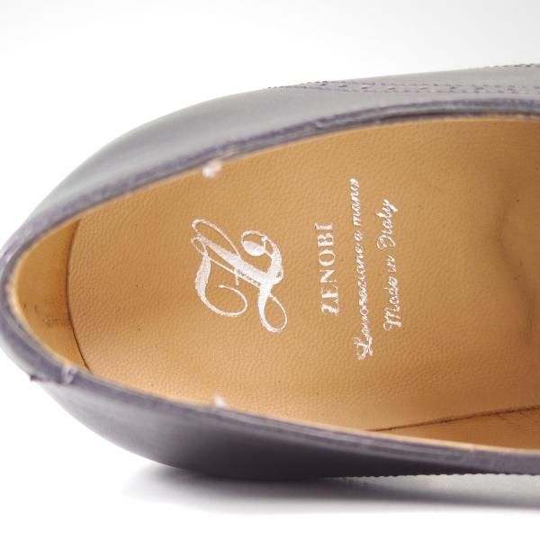 新品★(伊)ゼノビ SIZE 39【★上級/ブラックラピド製法】サドルシューズ デザイン/ホールカット/ZENOBI★b622