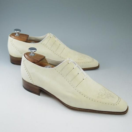 未使用★(伊)アルティオリ SIZE 8.5【定価19.4万円★(上野)イタリヤーノ別注】Uチップ/スエード/スターアルティオリ/Star ARTIOLI★b623