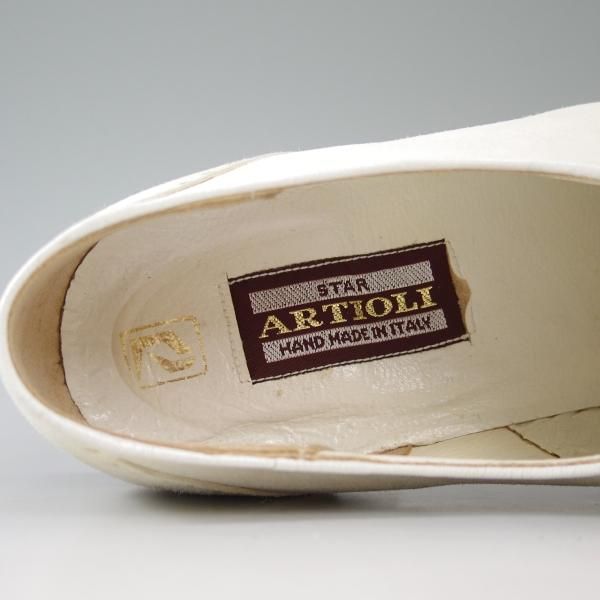 未使用★(伊)アルティオリ SIZE 8.5【定価19.4万円★(上野)イタリヤーノ別注】Uチップ/スエード/スターアルティオリ/Star ARTIOLI★b623