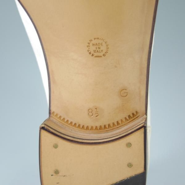 未使用★(伊)アルティオリ SIZE 8.5【定価19.4万円★(上野)イタリヤーノ別注】Uチップ/スエード/スターアルティオリ/Star ARTIOLI★b623