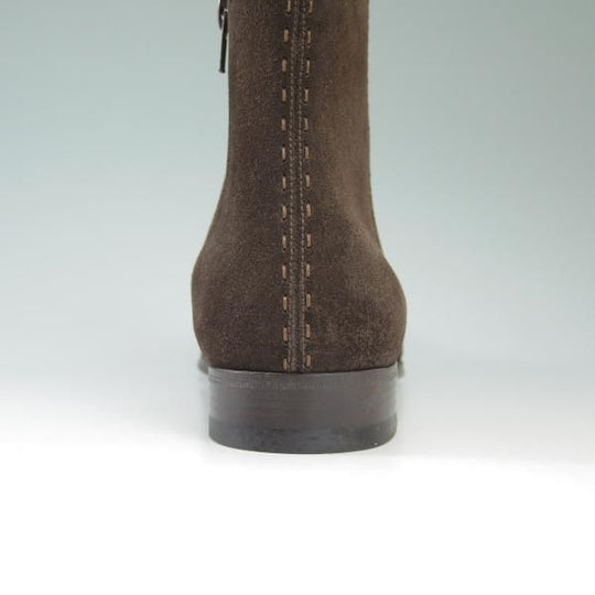 新品★(伊)テストーニ SIZE 5.5【定価15.1万円★最上級/ブラックラベル】ブーツ/スエード/a.testoni★b624