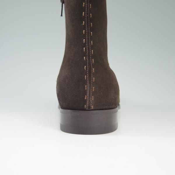 新品★(伊)テストーニ SIZE 6【定価15.1万円★最上級/ブラックラベル】ブーツ/スエード/a.testoni★b625