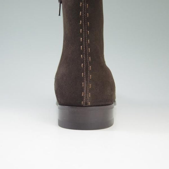 新品★(伊)テストーニ SIZE 6【定価15.1万円★最上級/ブラックラベル】ブーツ/スエード/a.testoni★b625