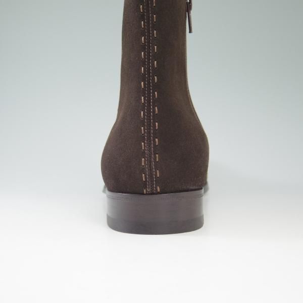 新品★(伊)テストーニ SIZE 6【定価15.1万円★最上級/ブラックラベル】ブーツ/スエード/a.testoni★b625